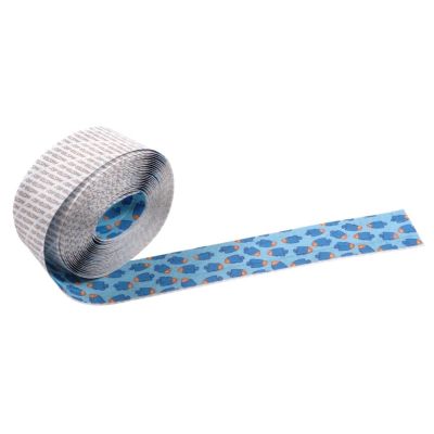 Rolle Maxi color Pflaster zum Zuschneiden mit blauen Fischen auf hellblauem Hintergrund