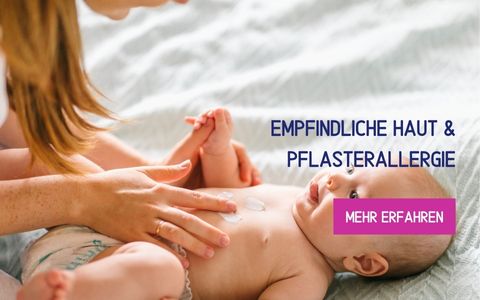Teaserbild Ratgeber empfindlichen Haut und Pflasterallergie